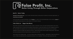 Desktop Screenshot of false-profit.com