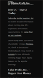 Mobile Screenshot of false-profit.com